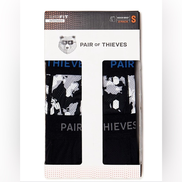 Pair of Thieves 2 pack SUPERFIT Boxer Briefs S - Picture 4 of 6